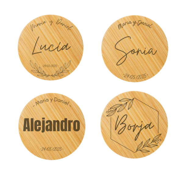 MARCASITIO ABRIDOR DE MADERA PERSONALIZADO CON IMÁN - Imagen 2
