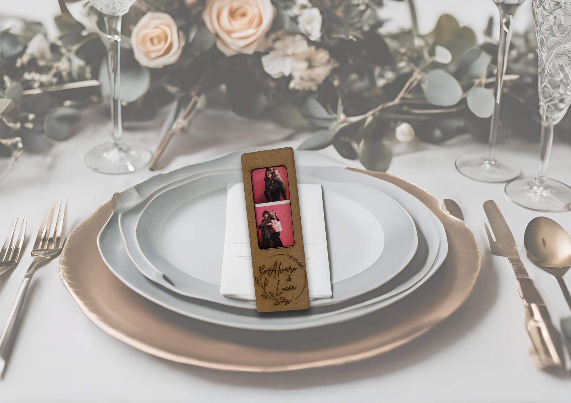 MARCO FOTOS TIRA FOTOMATÓN PERSONALIZADO