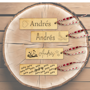 MARCAPAGINAS DE MADERA PERSONALIZADO
