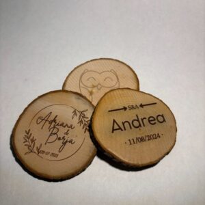 MEDIO TRONCO EN MADERA PERSONALIZADO