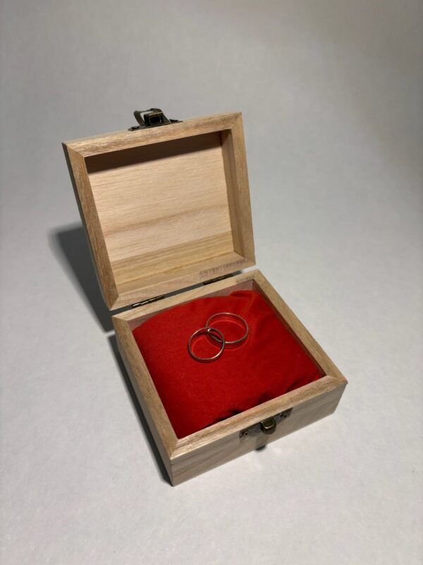 CAJA PORTAALIANZAS EN MADERA PERSONALIZADO - Imagen 2