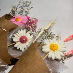 RAMO DE FLORES VELA - CONO