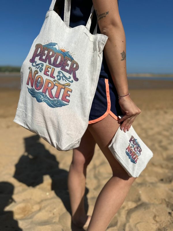 PACK Bolso + Neceser Playa "PERDER EL NORTE" - Imagen 3