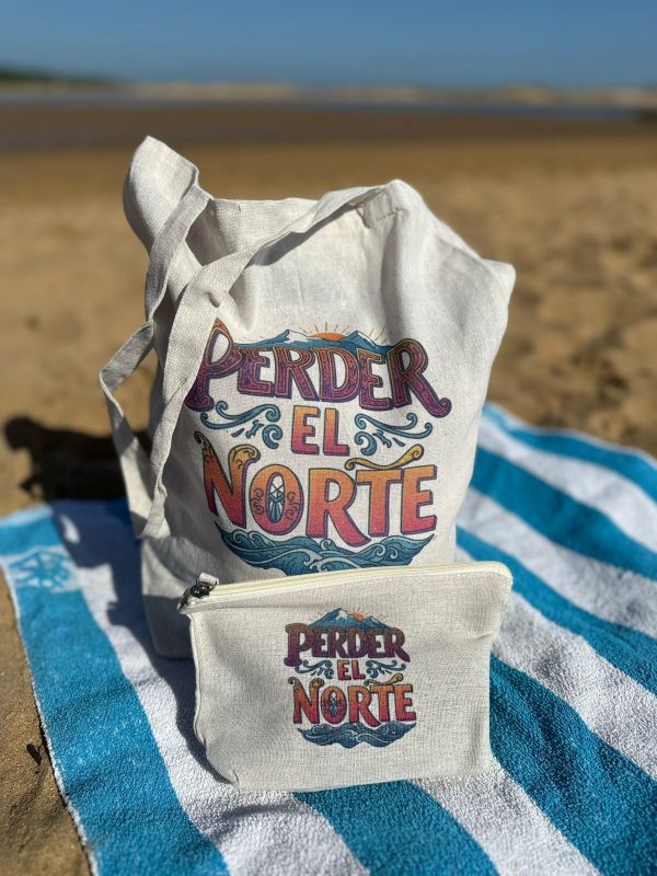 PACK Bolso + Neceser Playa "PERDER EL NORTE"