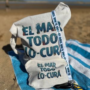 PACK Bolso + Neceser Playa "EL MAR TODO LO-CURA"