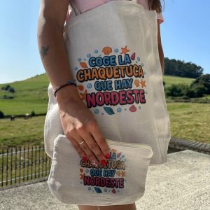 PACK Bolso + Neceser Playa "COGE LA CHAQUETUCA"