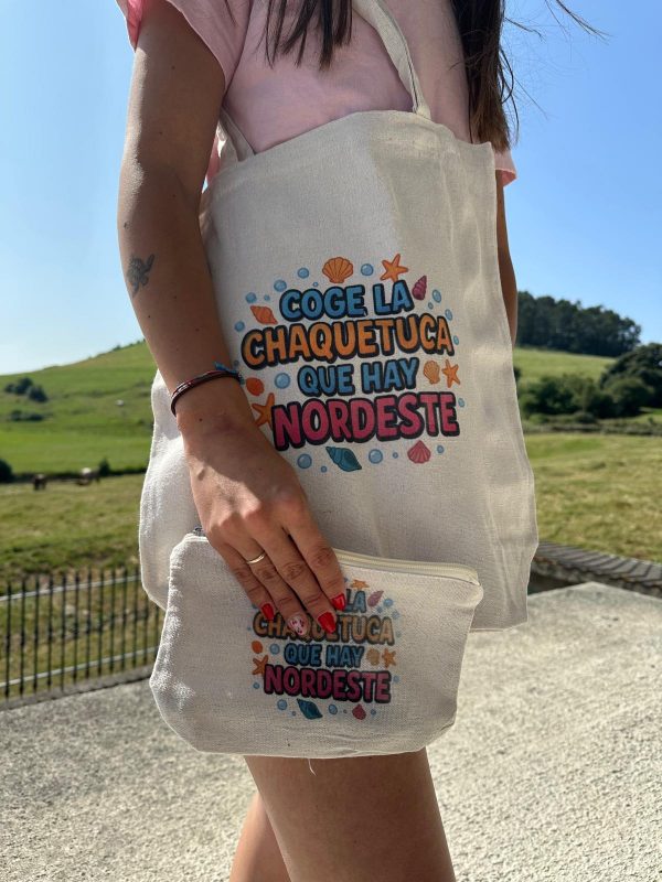 PACK Bolso + Neceser Playa "COGE LA CHAQUETUCA"
