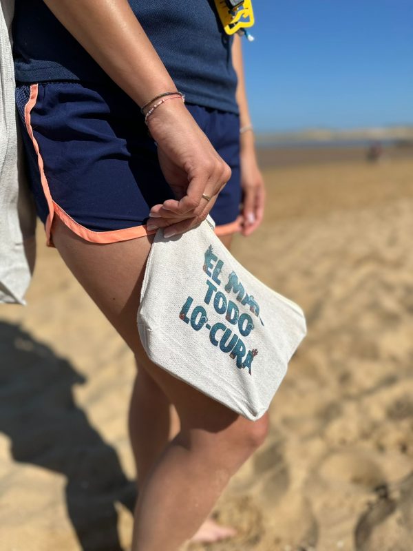 PACK Bolso + Neceser Playa "EL MAR TODO LO-CURA" - Imagen 3